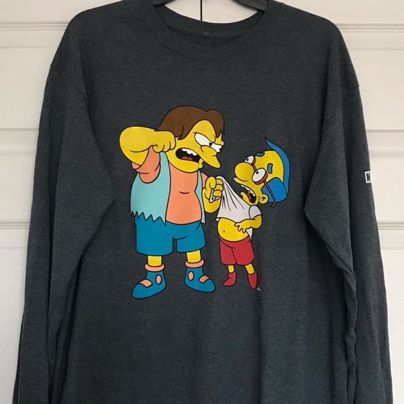 Neff Other - Neff The Simpsons Milhouse and Nelson Shirt (NWT)